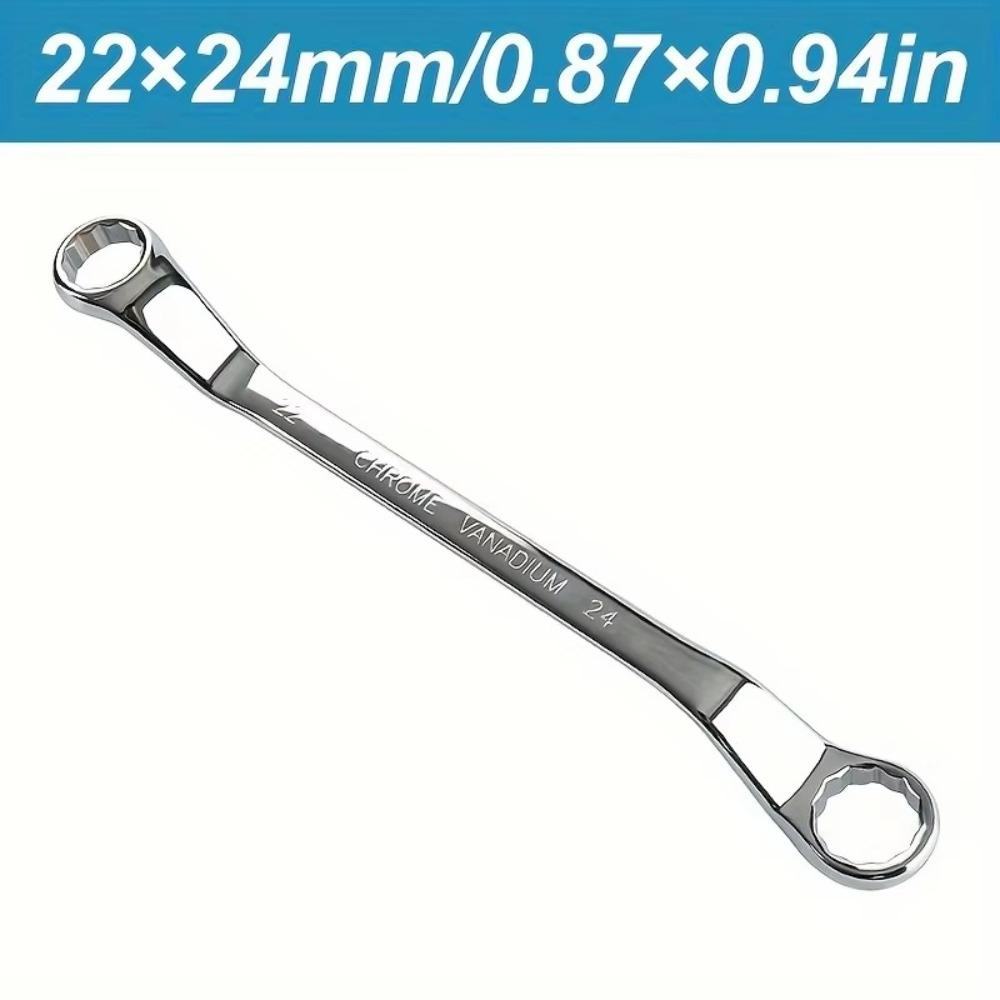 Dual Head Plum Wrench Chrome Vanadium Steel Dual-purpose Wrench Repair Tool Dual Head Wrench