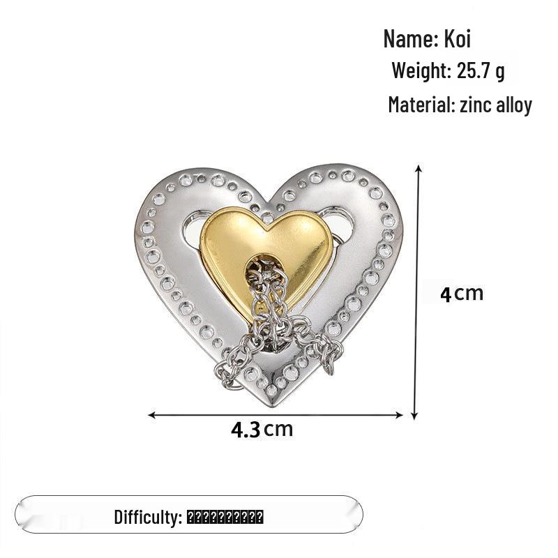 Zinc Alloy Kongming Puzzle Lock: Disentanglement Ring Educational Toy