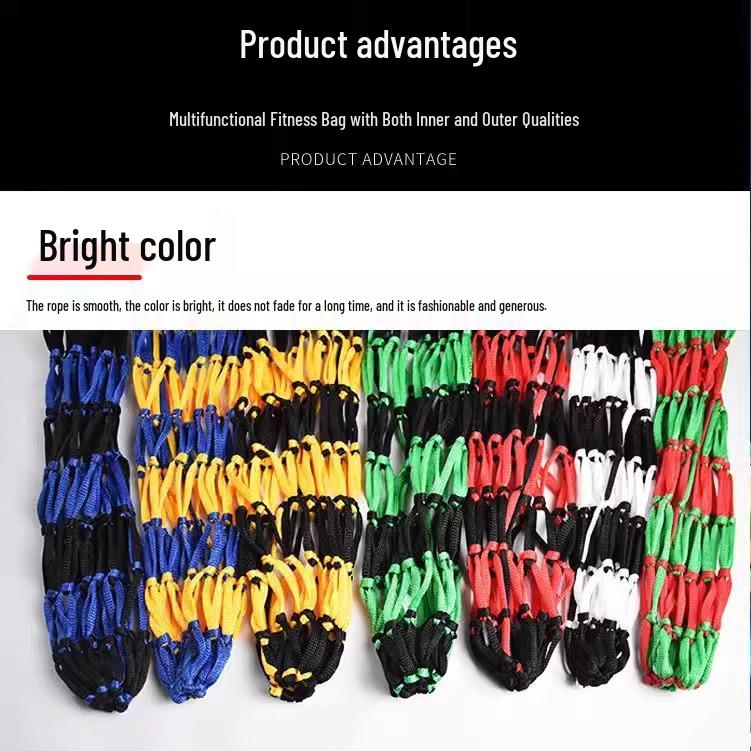 Sports Training Ball Net: Basketball and Football Storage Bag for Students and Kids