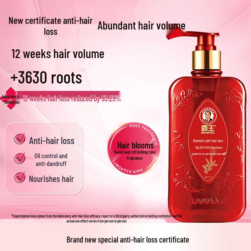 

BaWang Anti-Hair Loss Oil Control Shampoo for Women 400ml