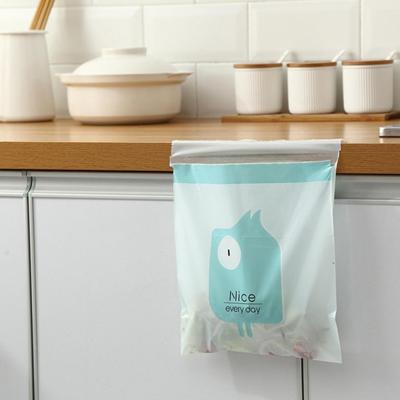 15Pcs Disposable Self-adhesive Garbage Trash Bag Desktop Rubbish Storage Pouch