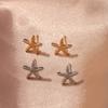Cold Style Fashion Trend Starfish Earrings Women's Personalized Design Popular Earrings Ear Jewelry