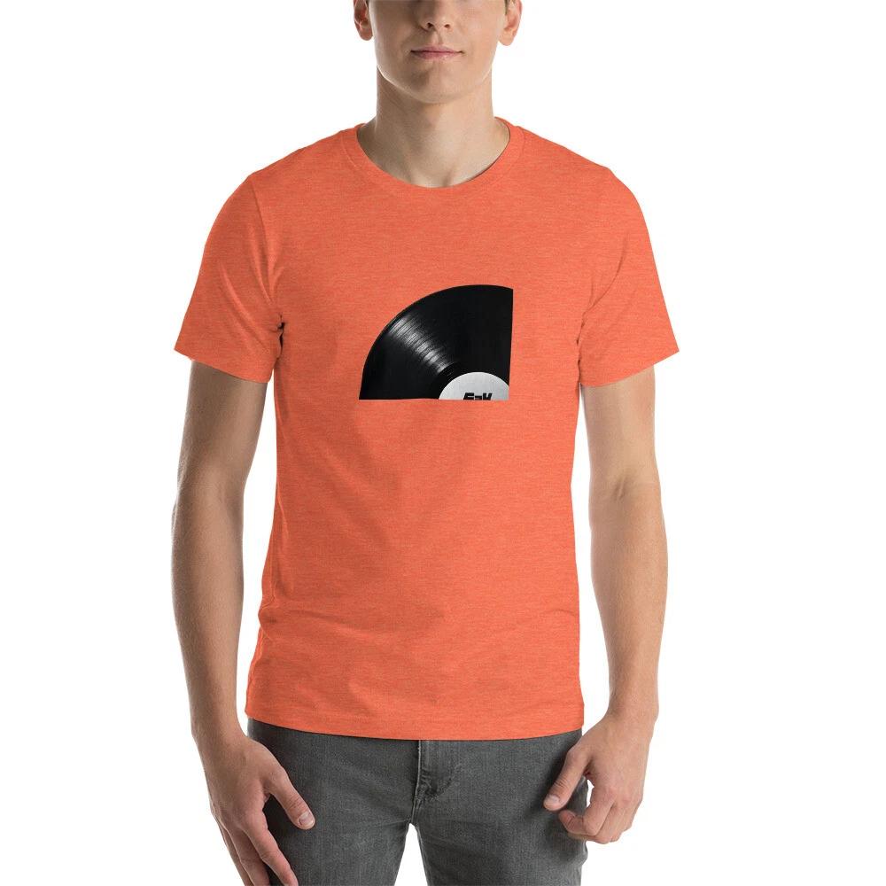 

E2K LP record T-Shirt vintage old classic vinyl records music audio turntable S