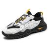Fashion 2024 Spring New Men's Personality Gear Casual Sports Shoes Trendy Fashion Running Shoes Leather Stitching Men's Shoes