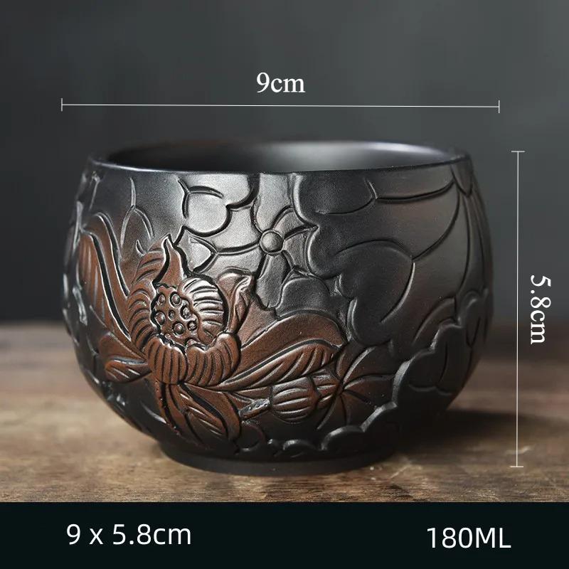 

Purple Pottery Teapot Tea Cup Ceremony accessories Kung Fu Tea Set Pure Handmade Teapot Teapot for Tea Puer Kettle,