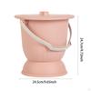 Chamber Pot, Night Urinal Spittoon with Lid, Potty Bucket for Female Male Kids Adults