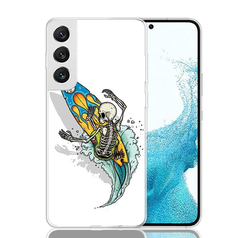 Surf Board Aesthetic Phone Case For Samsung Galaxy S26 S25 Edge S24 S23 FE S22 Ultra S21 Plus S20 + Fundas Cover Coque Galaxy S2