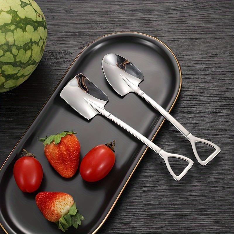 2Pcs/4Pcs/6Pcs/12Pcs Large Pack Kitchen Utensils And Tableware - Hotel And Restaurant Dessert And Coffee Spoons And Spatulas