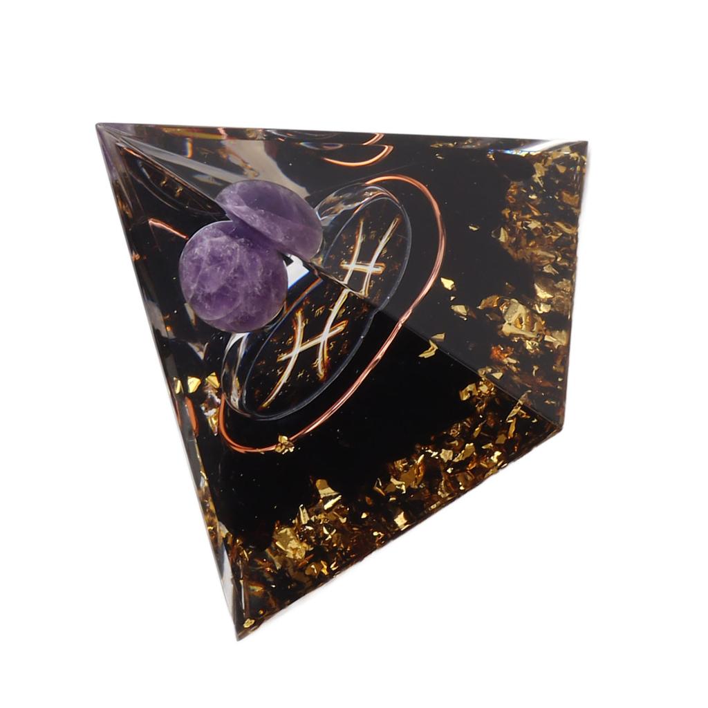 5cm Orgonite Pyramid for Positive Energy Healing Crystal Pyramid Meditation Orgonite Pyramids