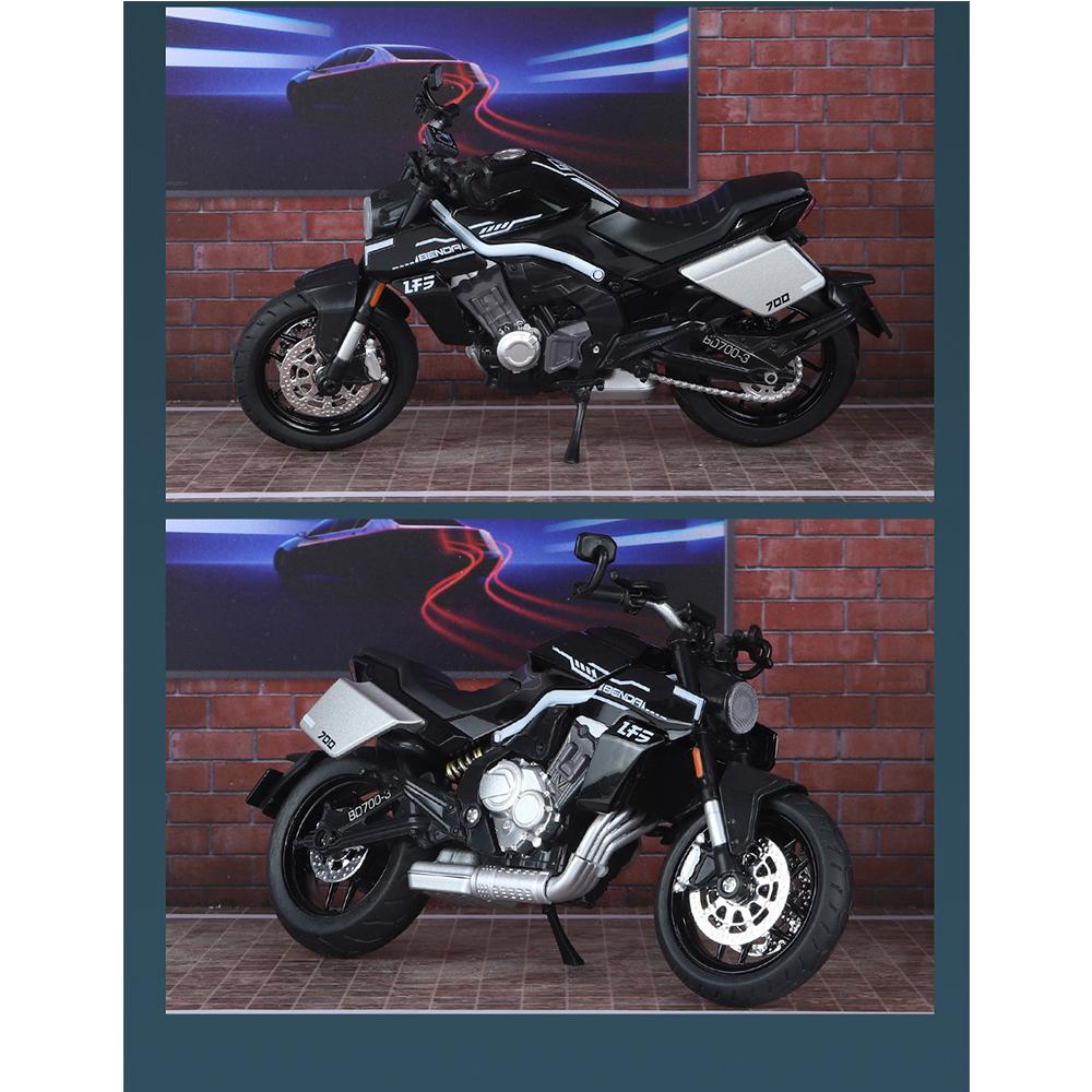 1/12 Scale Tang Knife Lfs700 Alloy Racing Motorcycle Simulation Diecast Metal Cross-country Motorcycle Model Collection Kids Toys Gift