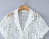 2025 Spring Women's European & American Style Casual Beach Cover-up Shirt