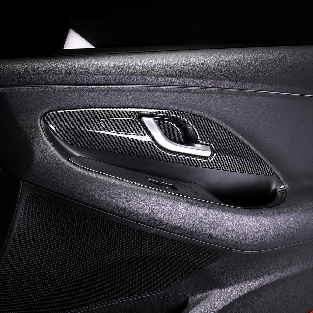 4PCS For Hyundai I30/ I30N 2017-2025 Left-hand Drive Interior Accessories Auto Interior Mouldings Inner Door Handle Cover Trim
