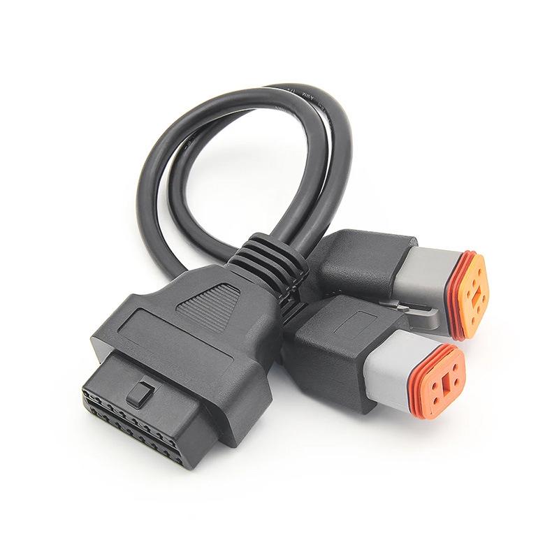 Harley Davidson 2-in-1 Motorcycle Diagnostic Cable with 4-Pin & 6-Pin Connectors