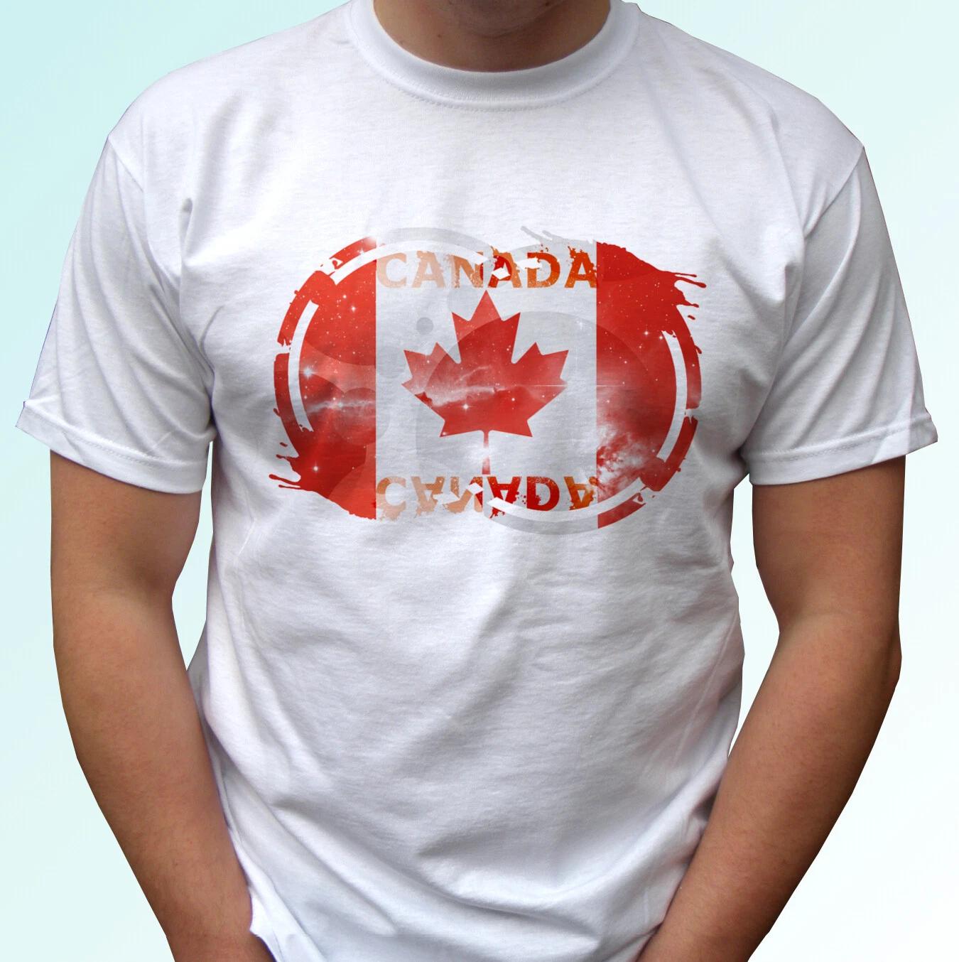 

Canada flag white kids boys T-Shirt modern design top holiday gift tee - all sizes 120