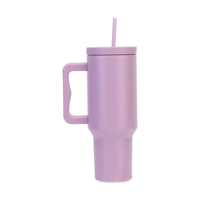 40OZ Ice King Cup Stainless Steel Insulated Cup Outdoor Portable Straw Handle Cup Beautiful and Durable