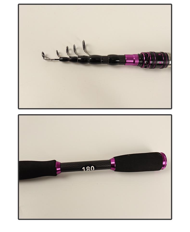 Universal Super Hard Carbon Fishing Rod - Stream, River, Ocean, Straight Handle Lure Rod