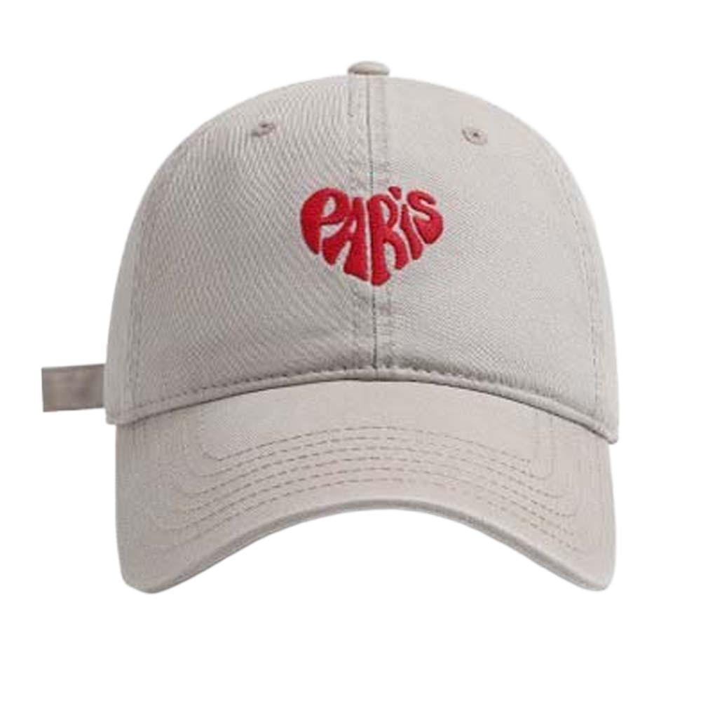 Korean Style Letter Embroidery Baseball Cap Sunscreen Unisex Sunshade Casquette  All Seasons