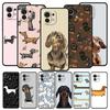Dachshund Sausage Dog Phone Case For Xiaomi Mi 15 14 Pro 13 12 11 Lite 10T 11T 12T 13T 14T Poco X6 X5 X4 X3 NFC F3 F4 GT Cover