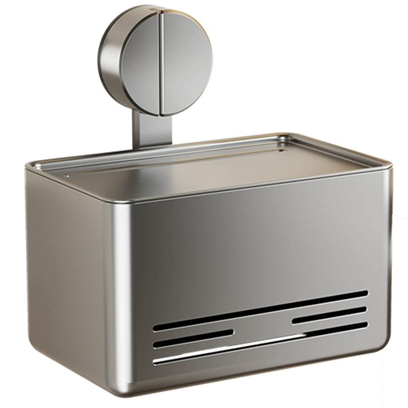 

Soporte para papel higiénico montado en pared sin perforaciones, organizador de baño para rollos