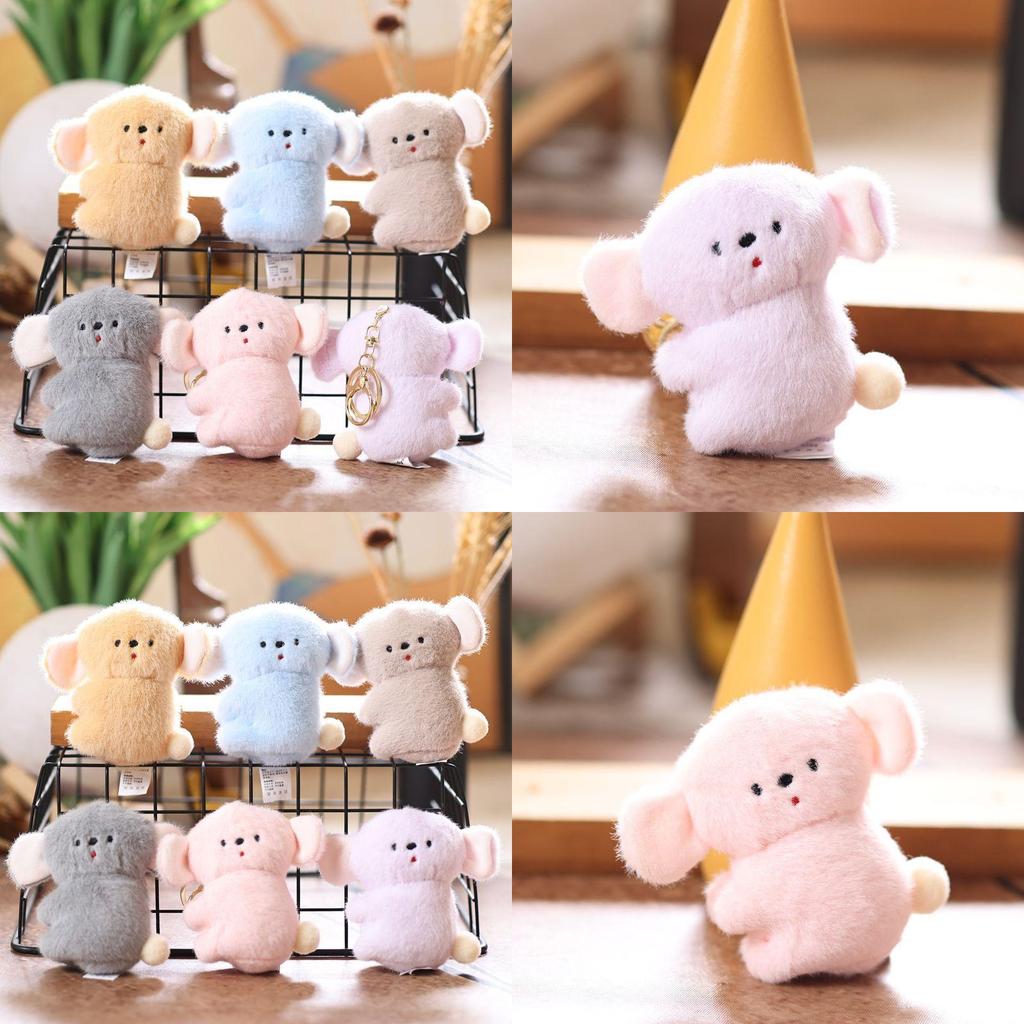 Cute Koala Keychain Plush Toy With Pp Cotton Filling For Bag Decor And Gifts