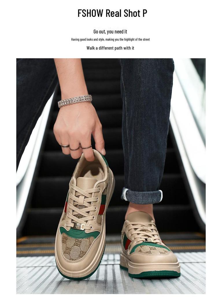 2024 Retro Versatile Street Fashion Sneakers - Comfortable Microfiber Leather with Rubber Outsole