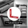 Woodworking Corner Clamp, Aluminum Alloy, L-Shaped, Right Angle, 90 Degree, for Wood and Metal
