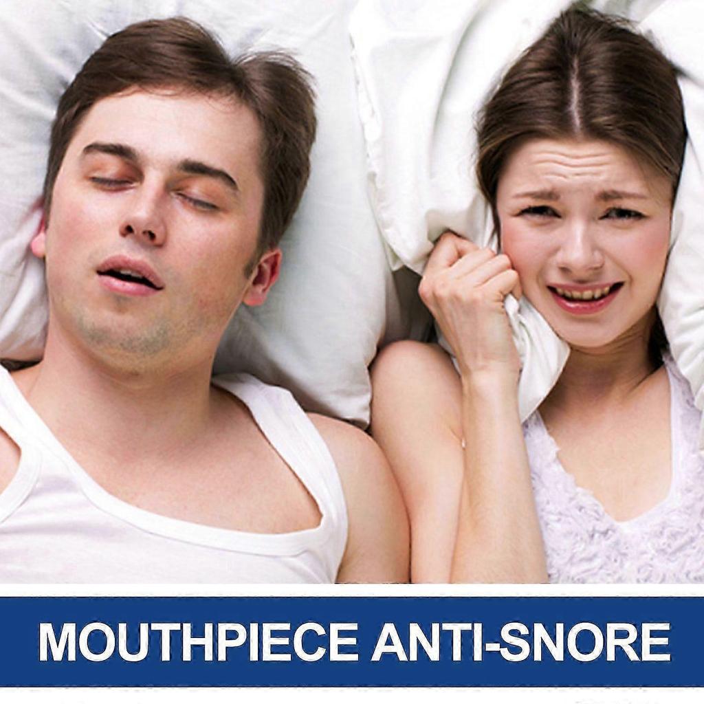 Customizable Anti-Snoring Mouth Guard - Malleable Silicone Dental Support for Better Sleep & Breathing, Easy to Use, Reusable, Portable & Safe Sleep A