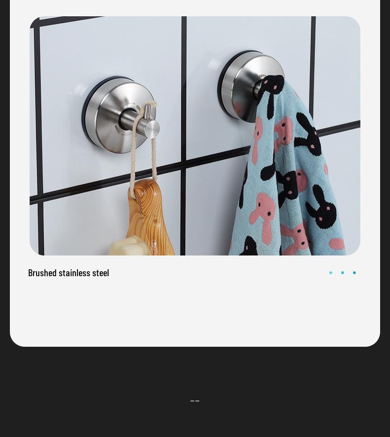 304 Stainless Steel No-Drill Wall Hook - Adhesive Traceless Clothes Hanger