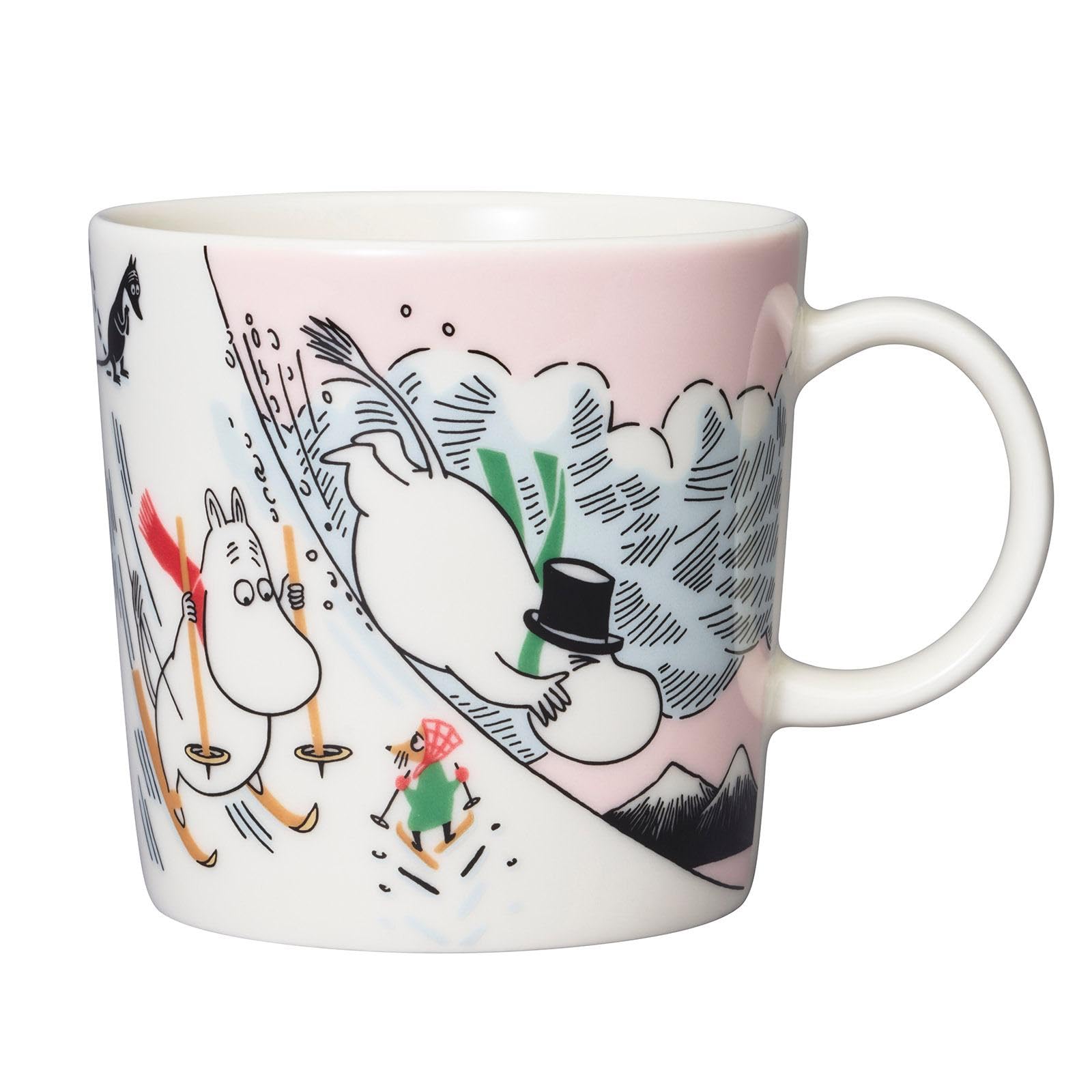 

[Официально импортировано] Кружка Муми-тролли от ARABIA, 0,3 л, Скользящая, Зима 2023, Посуда Муми-тролли, Arabia, 1068266