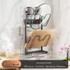 Yweel Suction Cup Wall-Mounted Pot Lid & Cutting Board Rack