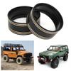2PCS 1.9in Beadlock Wheel  s with Hole     Replacement for   SCX10 II 90046 1Celsius10 RC Crawler