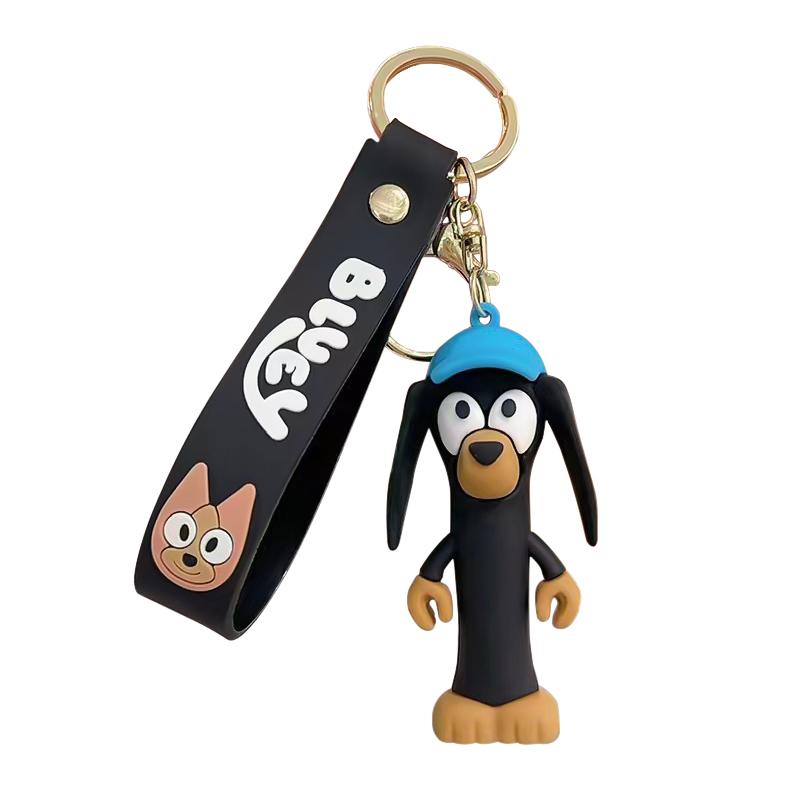 Мультяшный брелок Bluey And Bingo, Маффин, Коко, Сникерс, Аниме фигурка, Модель, Куклы, Украшение-подвеска для детского рюкзака