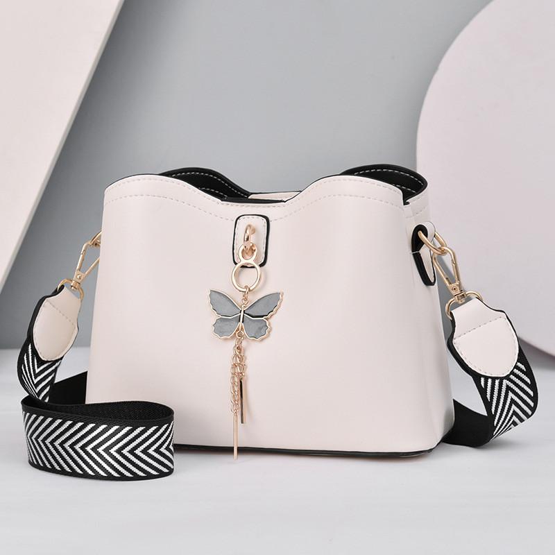 

Shell Bag With Bow 2023 New Design Simple Big Capacity Stylish Monochrome Crossbody Bag
