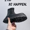 Thick-soled short boots men's 2024 new thickened versatile high-top locomotive boots sleeve knight cigarette boots 59690-A