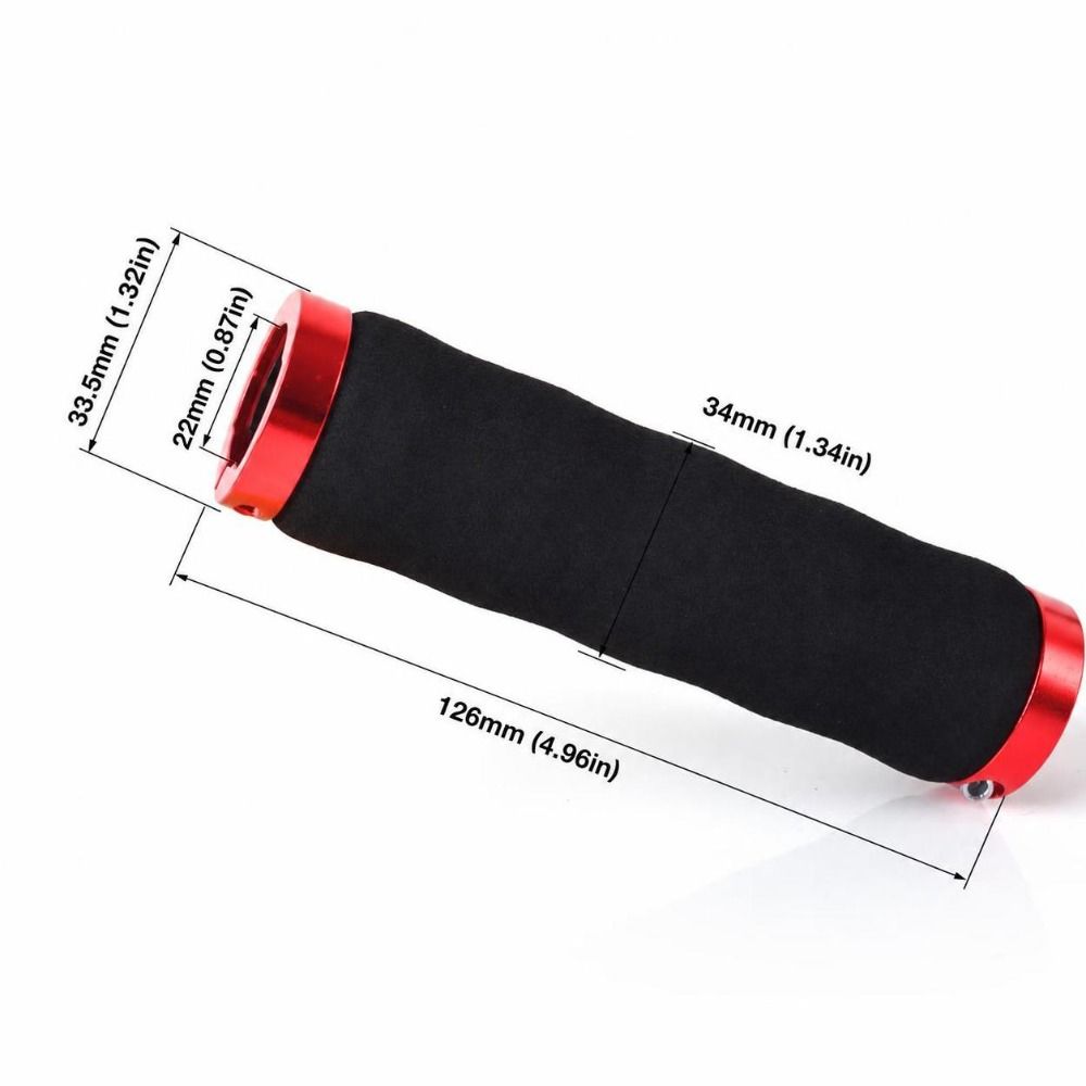 1 Pair Non Slip Bike Handlebar Grip Ergonomic Double Lock Bike Grip  Bike Handlebar Accessory