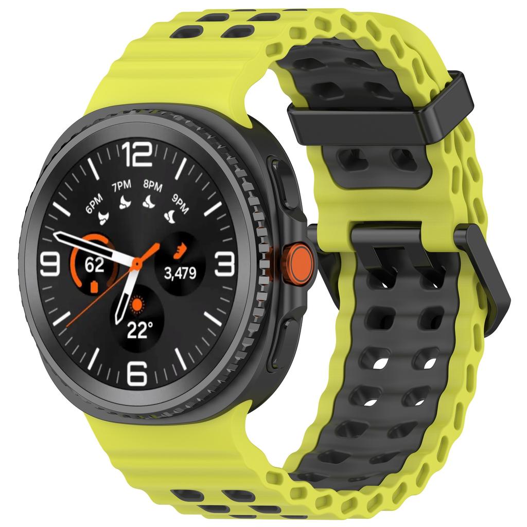 Ocean Silicone Strap for Samsung Galaxy Watch 8 44mm 40mm/8 Classic 46mm Sports Wristband for Galaxy Watch 8 Breathable Bracelet