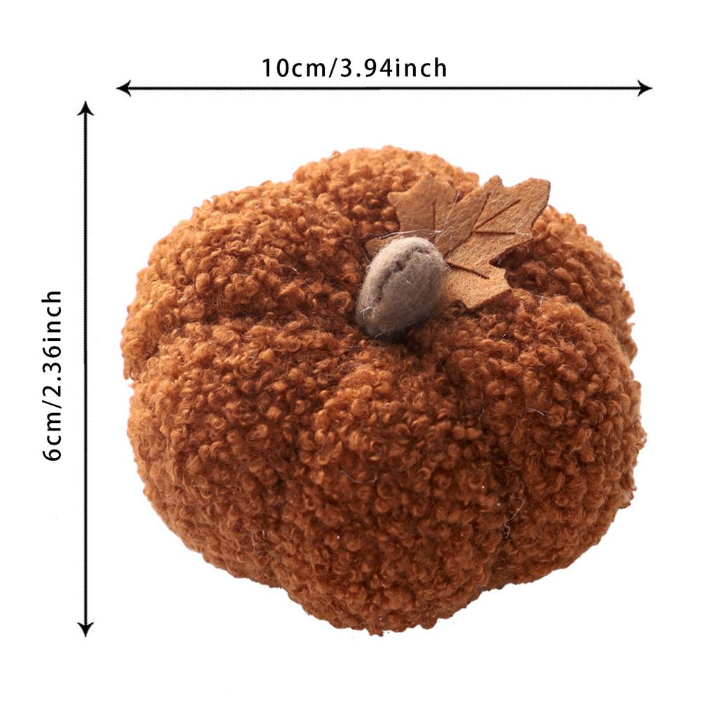 1/3Pcs Mini Pumpkin Decorations Compact Pumpkins Autumn Decor Perfect for Farmhouse Style Harvest Halloween Decorations