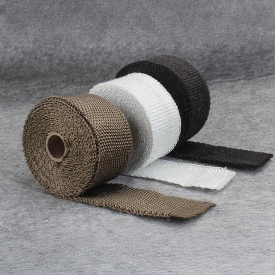 Exhaust Heat Wrap Fiberglass for Headers Easy Installation Muffler & Pipes Fireproof Insulation Heat Shield Wrap