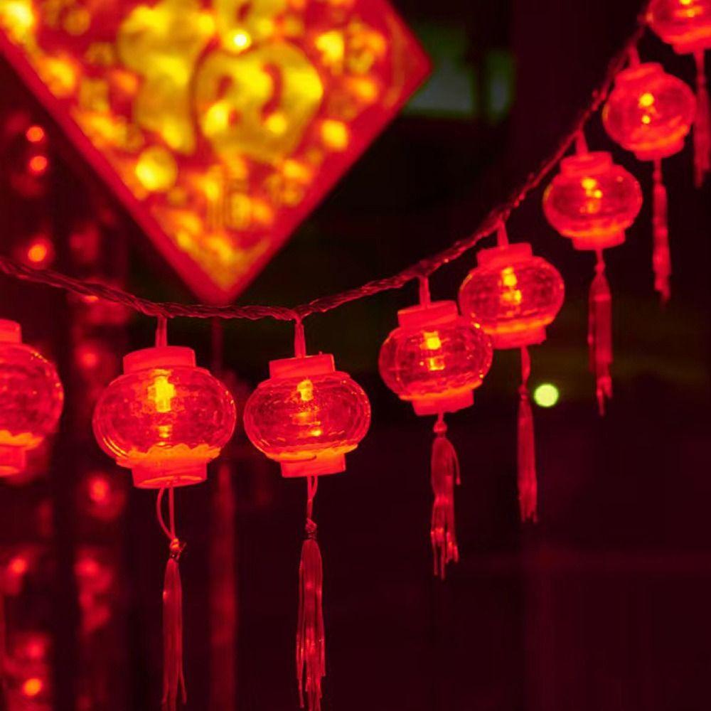 Chinese Knot Style LED String Lights Tassels Party Decor String  Spring Festival/New Year