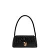 Popular baguette bag women's  new crocodile pattern splicing trend handbag fashionable shoulder bag