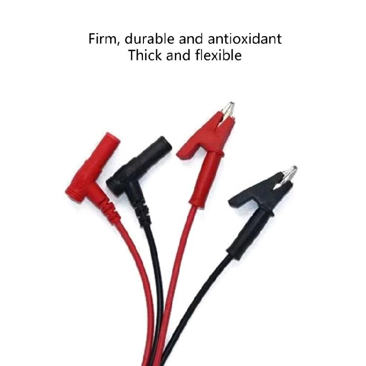 Flexible PVC Wire Banana Plug To Alligators Clip Test Lead for Researcher