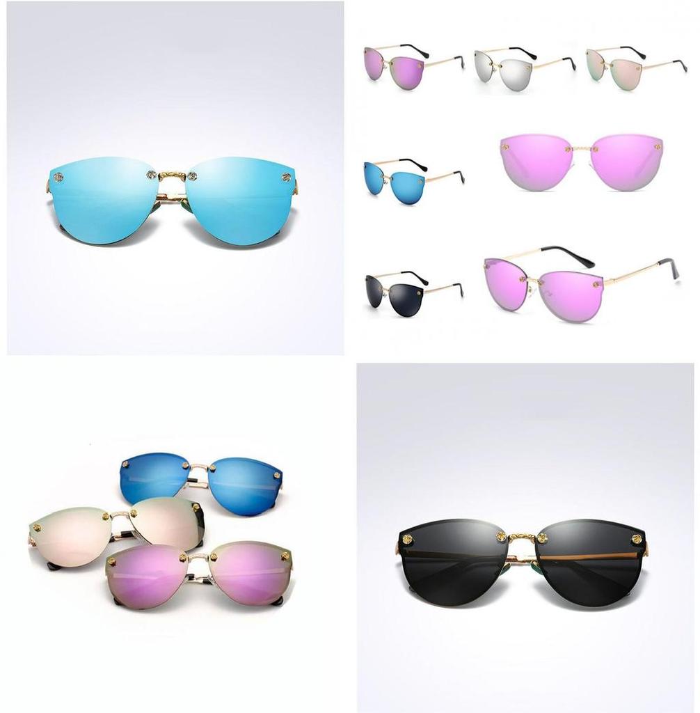 Stylish Steampunk Vintage Cat Eye Polarized Sunglasses For Fashionable Ladies