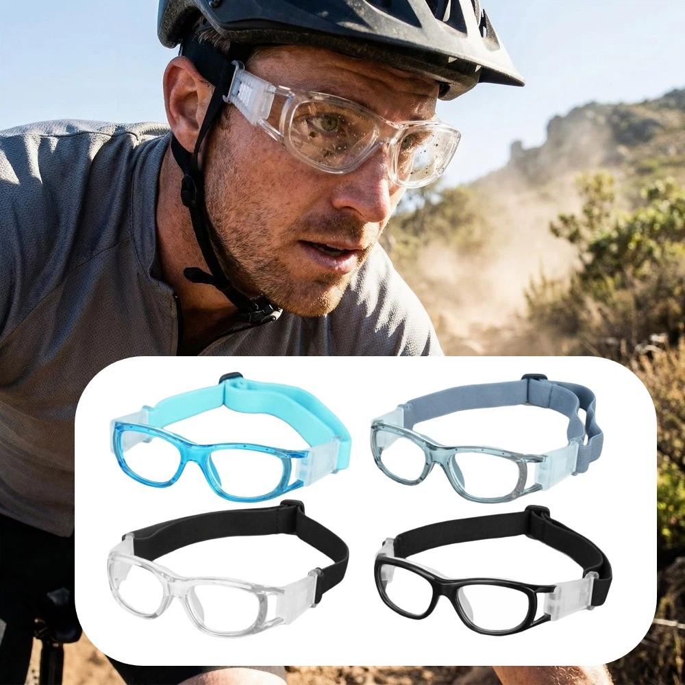 Clear Basketball Training Goggles Adjustable Strap Sport Protective Eyewear Outdoor Sports