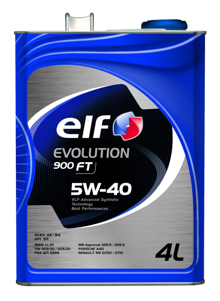 ELF EVOLUTION 900 FT 5W-40 Fully Synthetic Engine Oil, 4L
