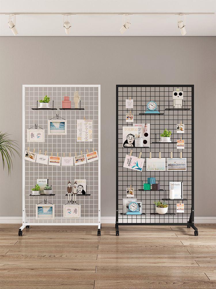 Mobilne półki z siatki drucianej: Stojak na biżuterię i do przechowywania prac przedszkolnych