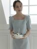 Peulomdeimomeonteu From Layered Tweed Dress_Mint