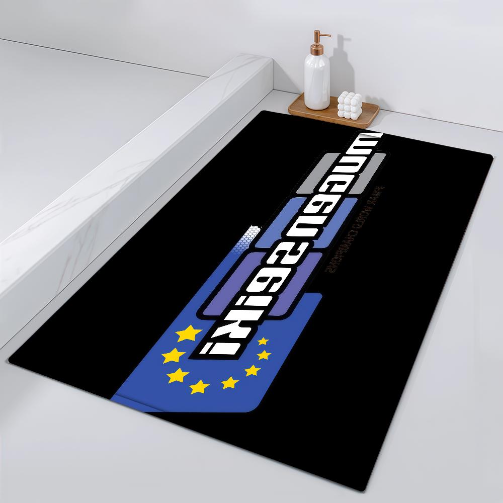 Door Cool Seiki Mat Bedside Entrance Bath Floor Decoration Corridor Door Fashion Logo Mat Carpet Living Room M-Mugen Balcony