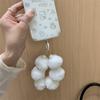 Korean Glitter Pixel Snowman Phone Case for iPhone 17/16 Pro Max/15/14