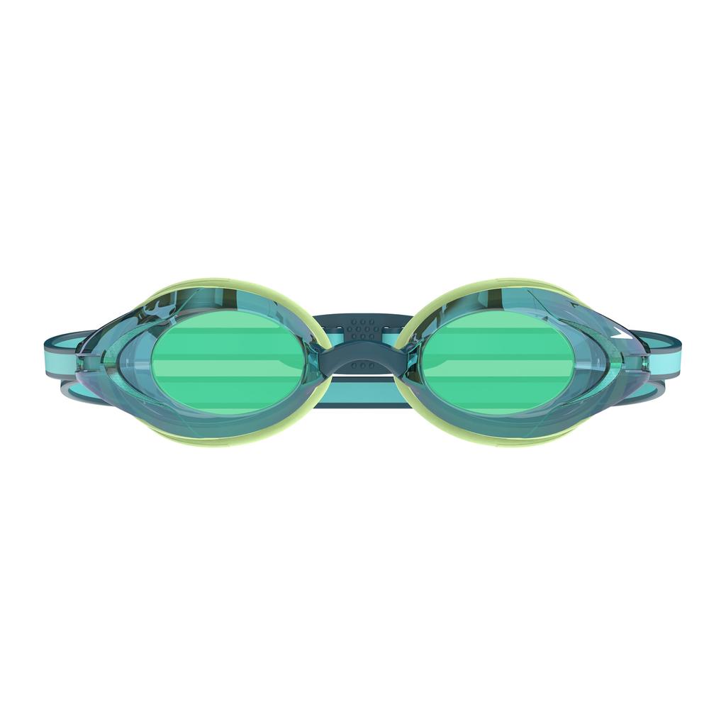 Speedo Vanquisher Mirrored 3.0 Goggles, Unisex, Scuba/Emerald