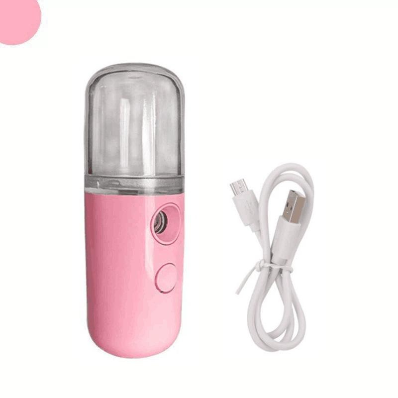 Portable Nano-Mist Facial Hydrator Rechargeable Cooling Spray Device For Skin Moisturizing  Refreshment